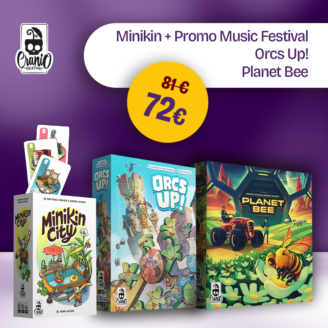 Bundle - Minikin City + Orcs Up! + Planet Bee
